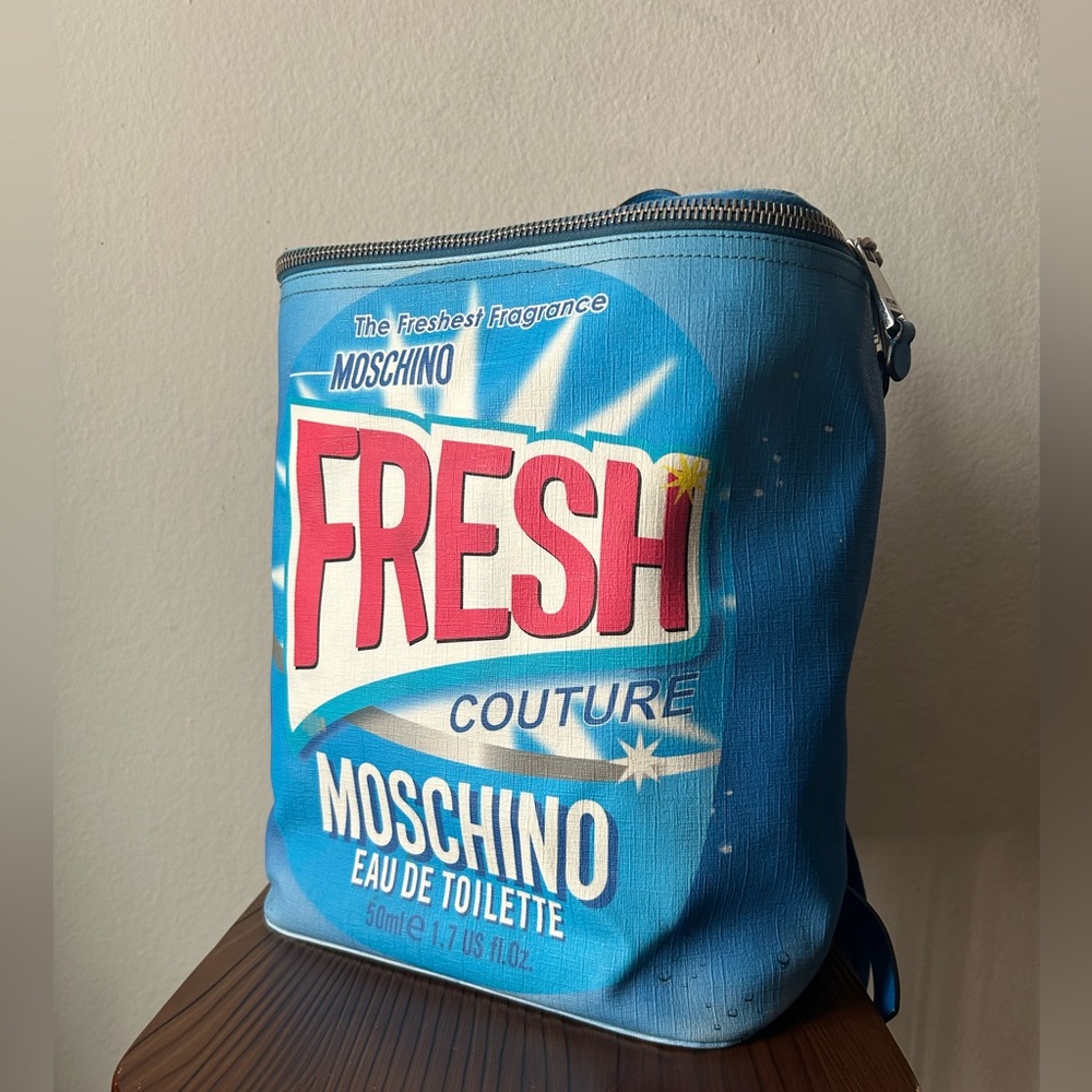 Moschino couture FRESH blue backpack great condition